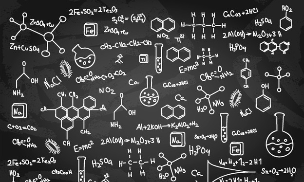 hand drawn chemistry blackboard 23 2148168335 -
